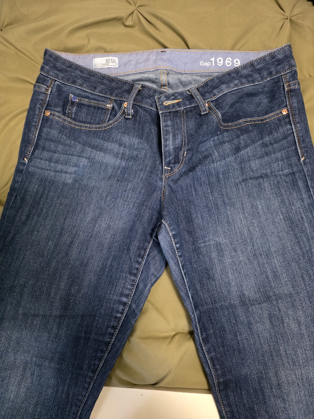 GAP 1969 Women's Dark Blue Stretch Jeans